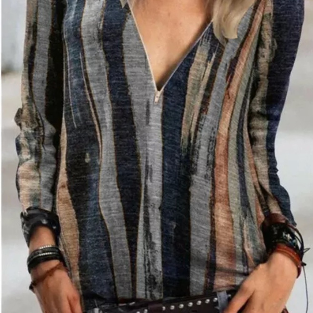 Women Casual Loose Floral Blouse Tunic (NWOT)